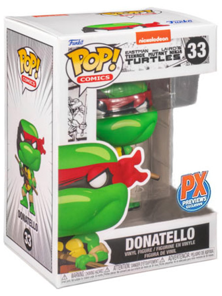 Funko POP #33 Comics Teenage Mutant Ninja Turtles Donatello
